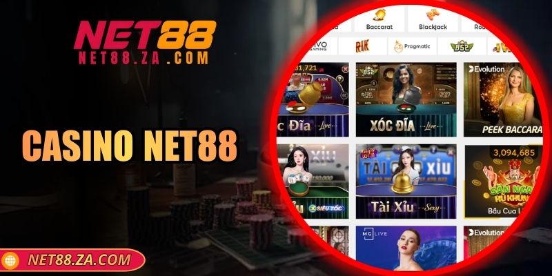 Casino Net88 – Không Gian Casino Trực Tuyến Hiện Đại