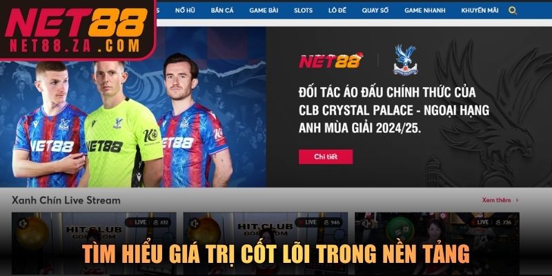 Tìm hiểu giá trị cốt lõi trong nền tảng giới thiệu Net88